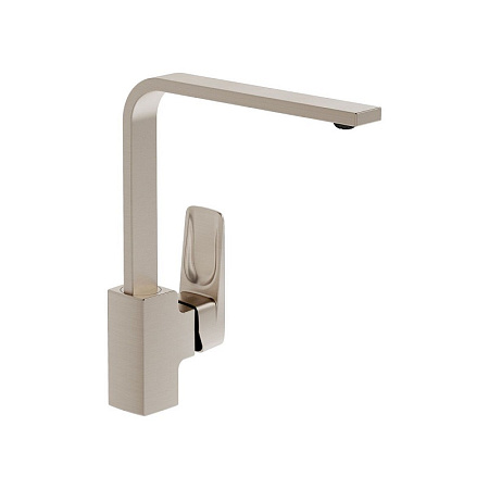 Смеситель VitrA Root Square A4275334EXP для кухонной мойки, никель