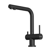 Смеситель Omoikiri Nagano-P-BL 4974047 для кухонной мойки, черный