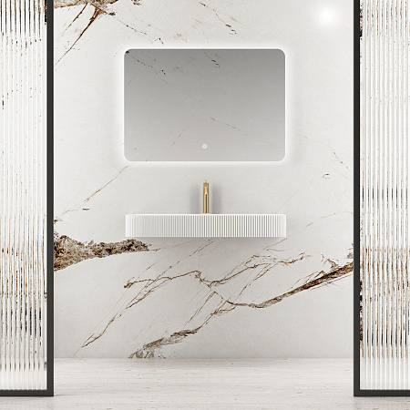 Раковина Vincea VWB-6SG75MW 75x46x12 белый матовый