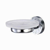 Мыльница WasserKRAFT Isen K-4029 стеклянная, хром