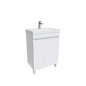 Тумба с раковиной IDDIS Zodiac ZOD6CDFi95K 60 напольный, с дверцами, белый