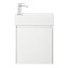 Тумба с раковиной BelBagno Kraft Mini KRAFT MINI-500/260-1A-SO-BO-R 45 bianco opaco