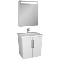 Мебель для ванной OWL 1975 Runn OW07.30.00 60 с 2 дверками, белый