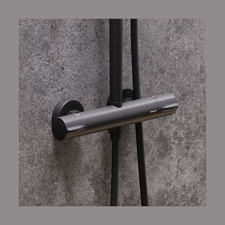 Душевая стойка Damixa Scandinavian Pure 936800300 черный