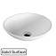 Раковина накладная Whitecross Jade 0703.040040.200 41x38 белый матовый - фото 1