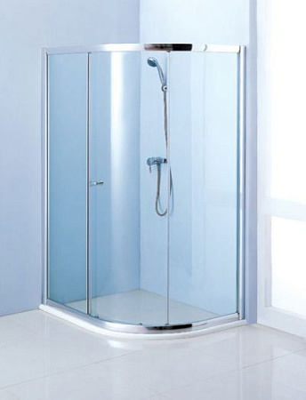 Душевой уголок Cezares Anima RH1 120/90 C Cr L прозрачное стекло