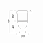 Унитаз-компакт Sanita Luxe Стандарт Эконом SDTSACC01090112 белый - фото 2