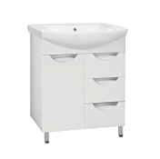 Тумба под раковину Style Line Жасмин 70 3 ящика, белый Тумба под раковину Style Line Жасмин 70 3 ящика, белый