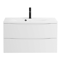 Тумба с раковиной BelBagno Marino MARINO-1000-2C-SO-BL-P 100 bianco lucido