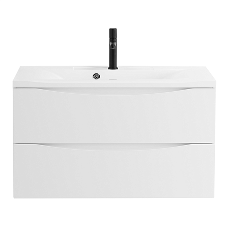 Тумба с раковиной BelBagno Marino MARINO-1000-2C-SO-BL-P 100 bianco lucido