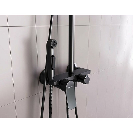 Душевая стойка Damixa Jupiter 977770300 черный