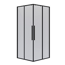 Душевой уголок Niagara Nova NG-6824-34BLACK 100x100x195 стекло прозрачное/профиль черный матовый