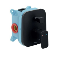 Смеситель Ravak 10° FREE TD F 065.20 X070158 для R-box, для ванны с душем, черный матовый