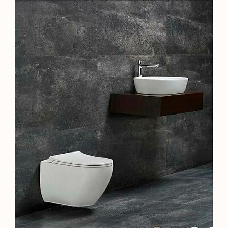 Унитаз подвесной beWash Bogen 88303214 с системой микролифт, белый матовый