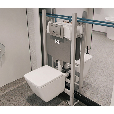 Система инсталляции OLI 74 Plus 600859 для подвесного унитаза