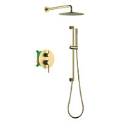 Душевой комплект Timo Saona SX-2309/17SM золото матовое