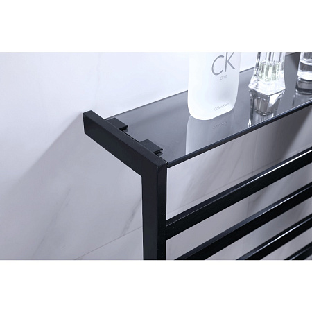 Полотенцесушитель электрический Black & White Universe N-333B 580x350 черный матовый