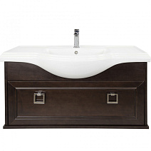 Тумба с раковиной Tessoro Foster TS-F90120-CH-N 120 подвесная, темный орех