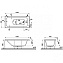 Ванна акриловая VitrA Optimum Neo 64560001000 150x70 - фото 2