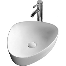 Раковина накладная Ceruttispa СТ9570 51x41 белый