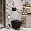 Унитаз подвесной Ceruttispa Mimi Aria MW CT8920 микролифт, черный матовый - фото 5
