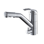 Смеситель Zorg Sanitary ZR 400 KF-12 для кухонной мойки, хром