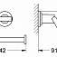 Держатель туалетной бумаги Grohe Atrio 40313000 хром - фото 3