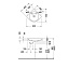 Раковина Duravit Architec 448450000 63х54 угловая  - фото 2