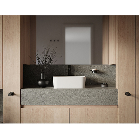 Раковина накладная Whitecross Garnet 0702.040040.200 41x39 белый матовый