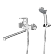 Смеситель для ванны и душа RUSH Balearic BA3935-51 хром