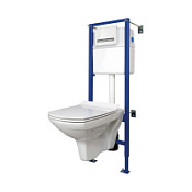 Комплект унитаз Cersanit Carina S-SET-CARC/LPRO/S-DL/Pi-W Комплект унитаз Cersanit Carina S-SET-CARC/LPRO/S-DL/Pi-W