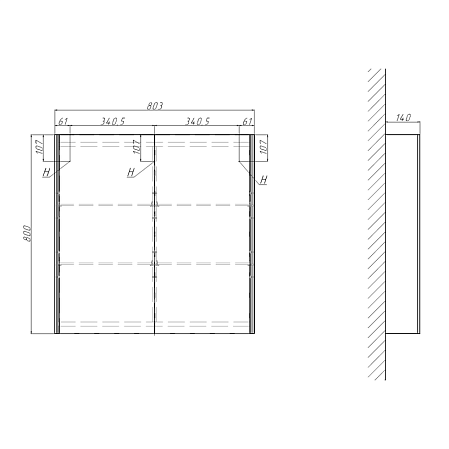 Мебель для ванной Velvex Klaufs 90 белый глянцевый