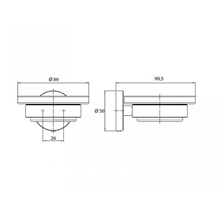 Мыльница Emco Round 4330 133 00 черный