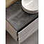 Мебель для ванной со столешницей Sancos Snob R 100 SNR100W+TT100A1X Bianco/Black Sky - фото 6