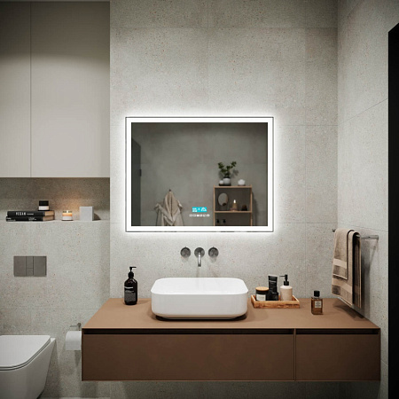 Зеркало Sancos City 2.0 CI2.900 90x70 с подсветкой и bluetooth