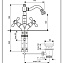 Смеситель Emmevi Deco Old 12614BC для биде, белый/хром - фото 2
