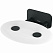 Сиденье для душа Ravak Ovo-P OVO-P II OPAL/BLACK B8F0000057 откидное, прозрачно-белое/черное