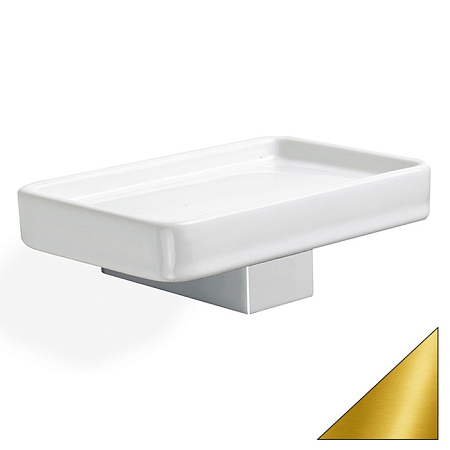 Мыльница Stil Haus Gea GE09(16) золото/белый