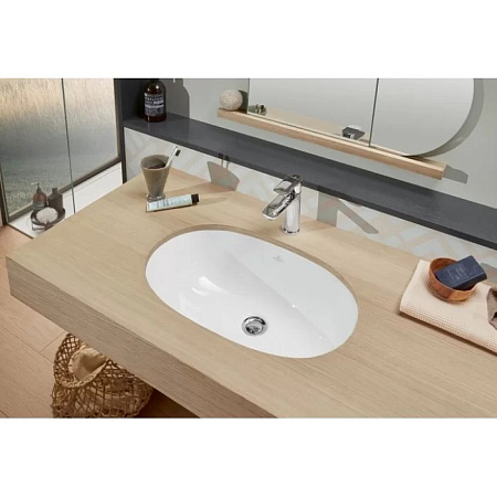 Раковина Villeroy & Boch O.Novo 41625001 53x32 с переливом, альпийский белый