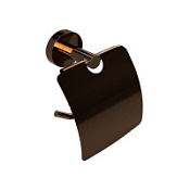 Держатель туалетной бумаги Bemeta Coral 158112012 с крышкой, медное золото глянец