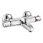 Термостат E.C.A. Thermostatic 102102340EX для ванны с душем - фото 1