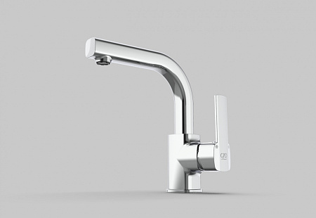 Смеситель GPD Pedra MTL160 для раковины, хром