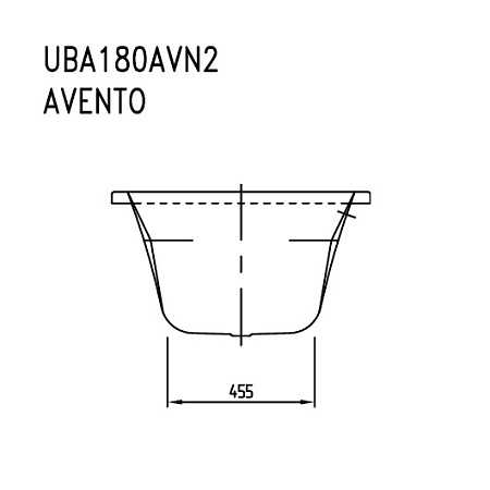 Ванна акриловая Villeroy & Boch Avento UBA180AVN2V-01 180х80 белый