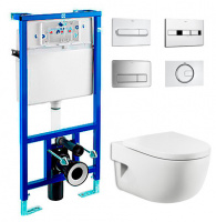 Унитаз подвесной Roca Meridian-N RPO WC 346247000 с инсталляцией 89009000K