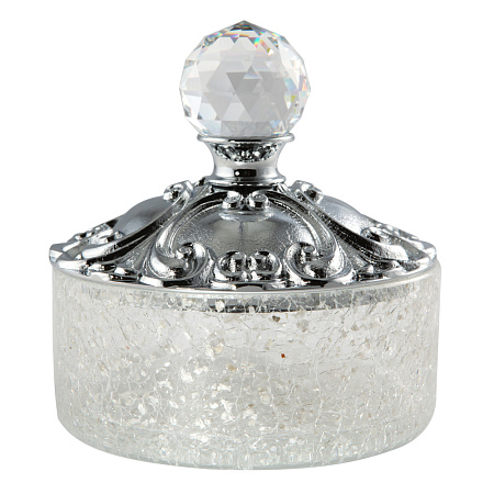 Контейнер Migliore Cristalia 16793 низкий, хром/swarovski