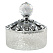 Контейнер Migliore Cristalia 16793 низкий, хром/swarovski