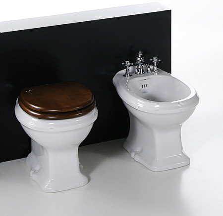 Крышка-сиденье для унитаза Simas Arcade AR 005 Br без микролифта, орех/бронза