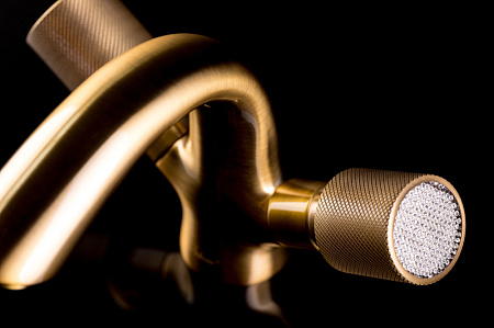 Смеситель Boheme Royal Cristal 314-Royal/CRST для душа, бронза