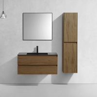 Мебель для ванной Vincea Luka VMC-2L100TO 100 подвесная, 2 выкатных ящика, T.Oak