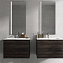 Тумба с раковиной Berloni Bagno Plana PNBSK32T/1420/1 hole  90 венге - фото 4